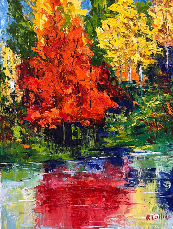 &quot;Reflections&quot; 9x12&quot; Oil Painting on Canvas