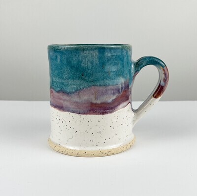 Pottery Mug- Drippy Glaze