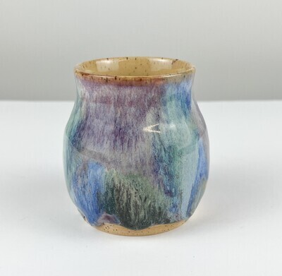Mini Pottery Vase : Drippy Glaze