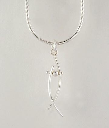 Curves Pendant Sterling Silver