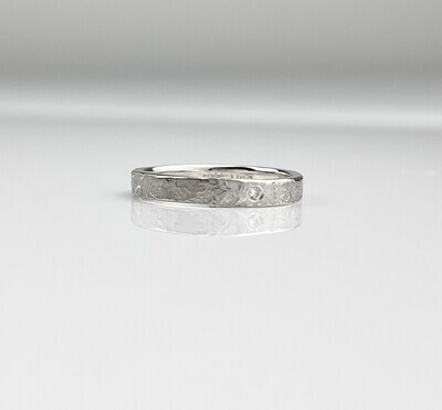 Grandfather Ring - Thin Band 1.6mm Diamond