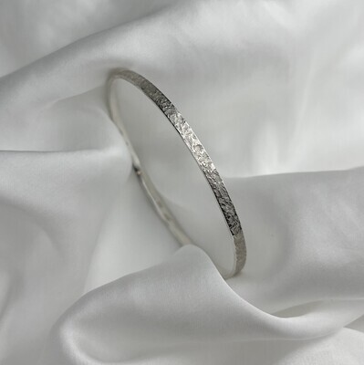 Thin Sterling Silver Bangle