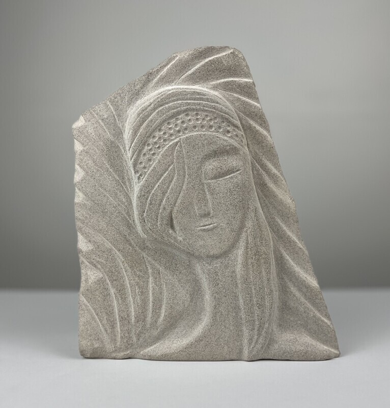 &quot;Dreamer&quot; Indiana Limestone 9.5” x 7.5” x 3”