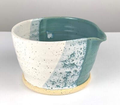 Sky Blue Pouring Pottery Bowl