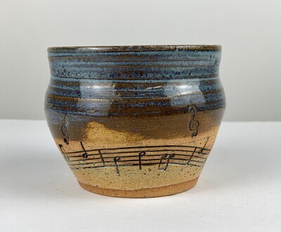Music Lover Pottery Bowl