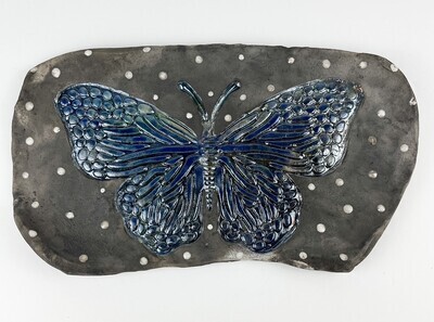 Butterfly Pottery Wall Hanging Slabs 12x17