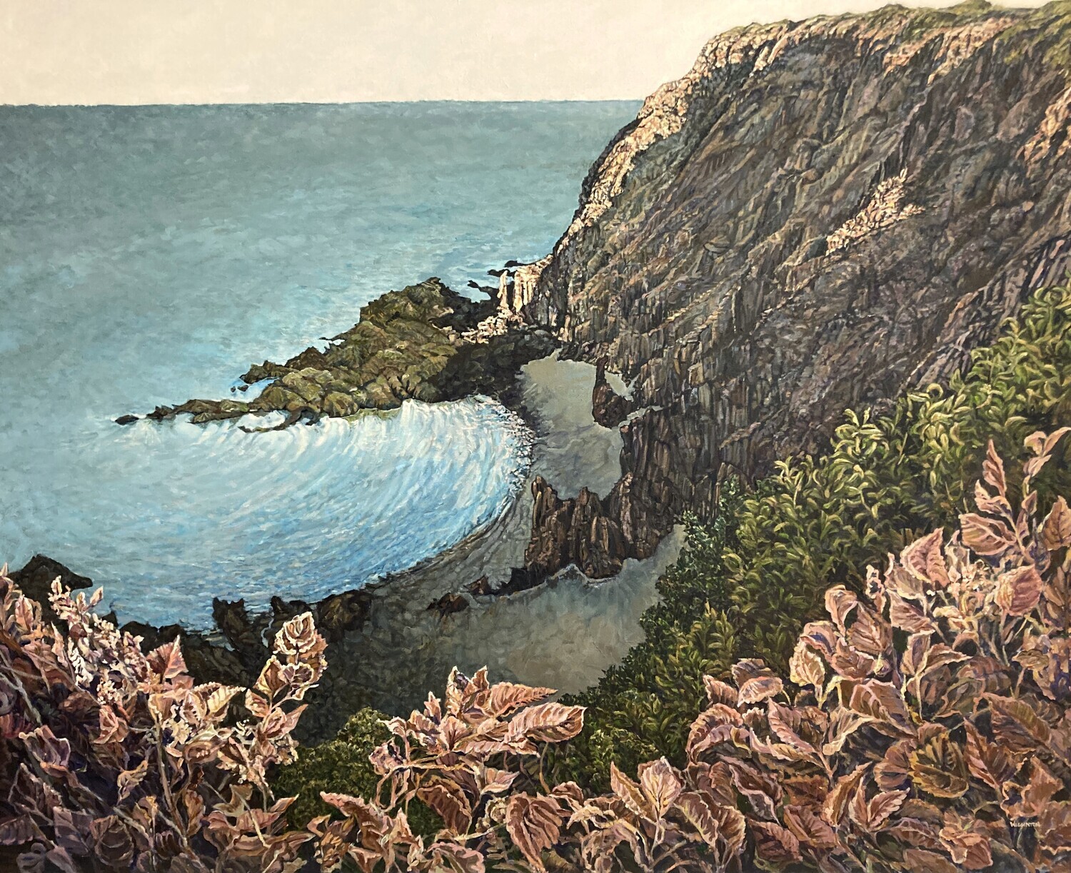 "Early Morning, Grand Manan" 48x60" Oil & Acrylic Painting