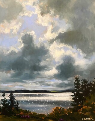 "Across the Inlet" 24x30" Acrylic on Canvas