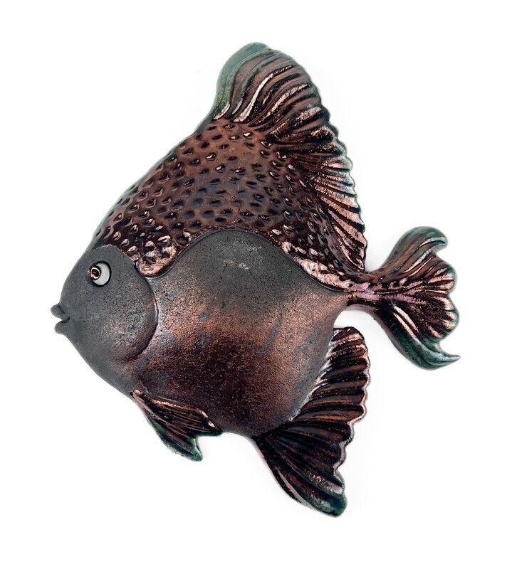 Large Angel Fish Wall Hanging (Left Facing)