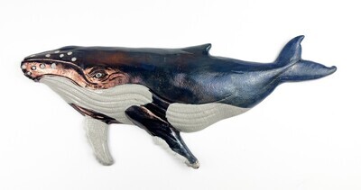 Humpback Large Whale Fish Wall Hanging