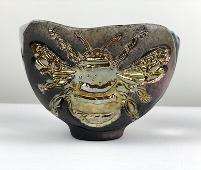 Bee Raku Pottery decorative Bowls