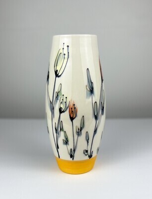 Cocoon Floral Pottery Vase