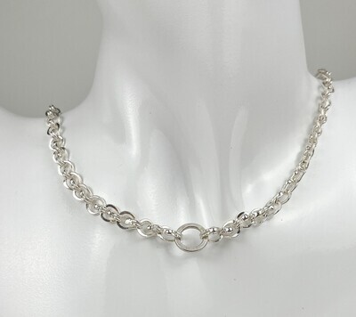 Handmade Fold Over Link Chain Size 18