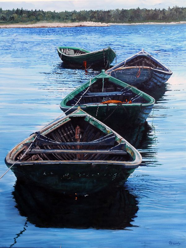 &quot;Drifters&quot; Acrylic on Canvas 24x30x0.75&quot;
