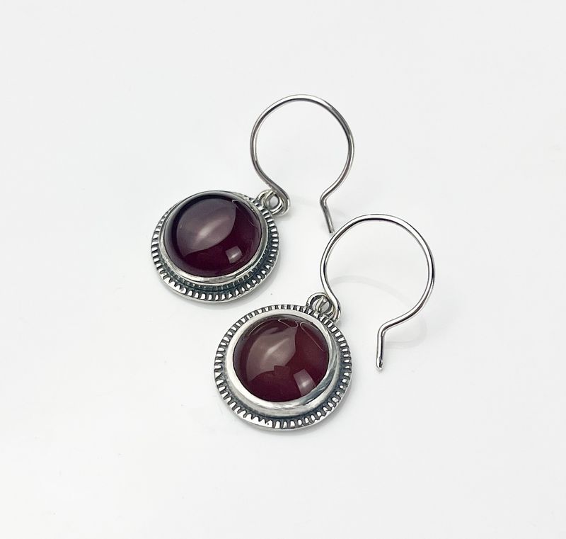 BH Bezel Earrings SS 12mm