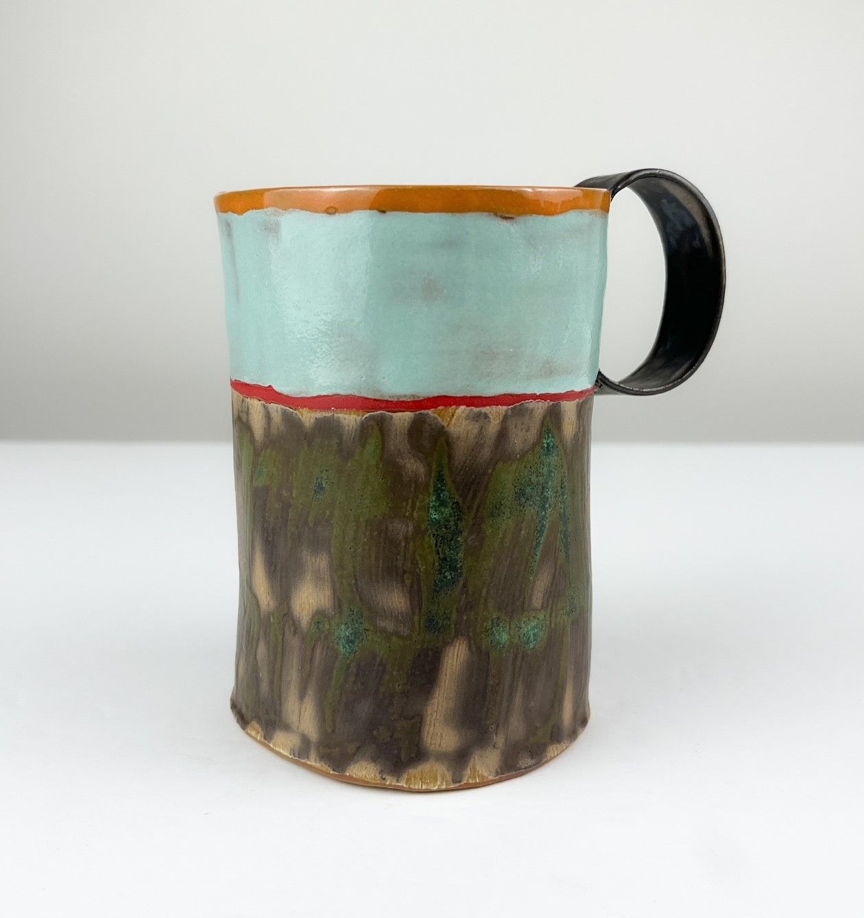 Precious Porcelain Mug/Orange Inside, Option: A
