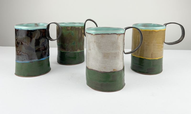 Precious Porcelain Mug/Turquoise Inside