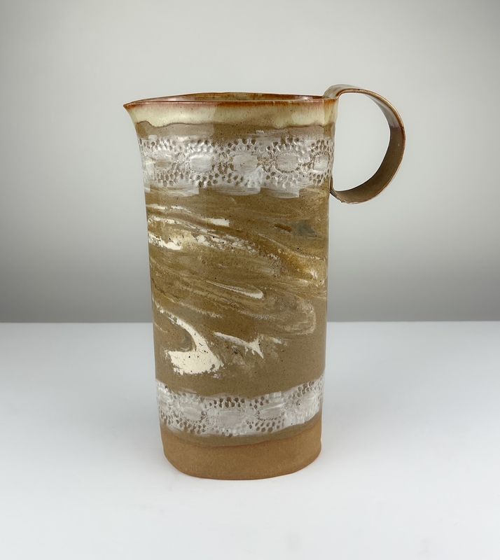 Lace/Marble Precious Porcelain Carafe