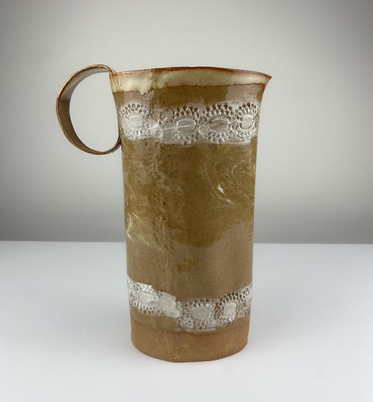 Lace/Marble Precious Porcelain Carafe