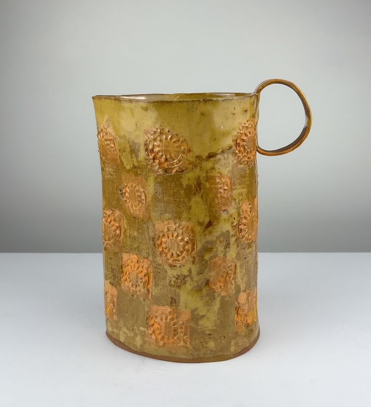 Checkered Precious Porcelain Carafe