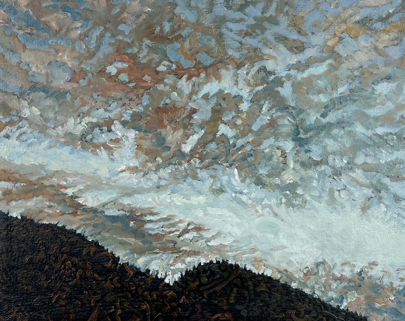 Lynn Wigginton Saint John New Brunswick Canada Handworks Canadian Acrylic &amp; Oil Painting &quot;Over the Hills&quot; Landscape