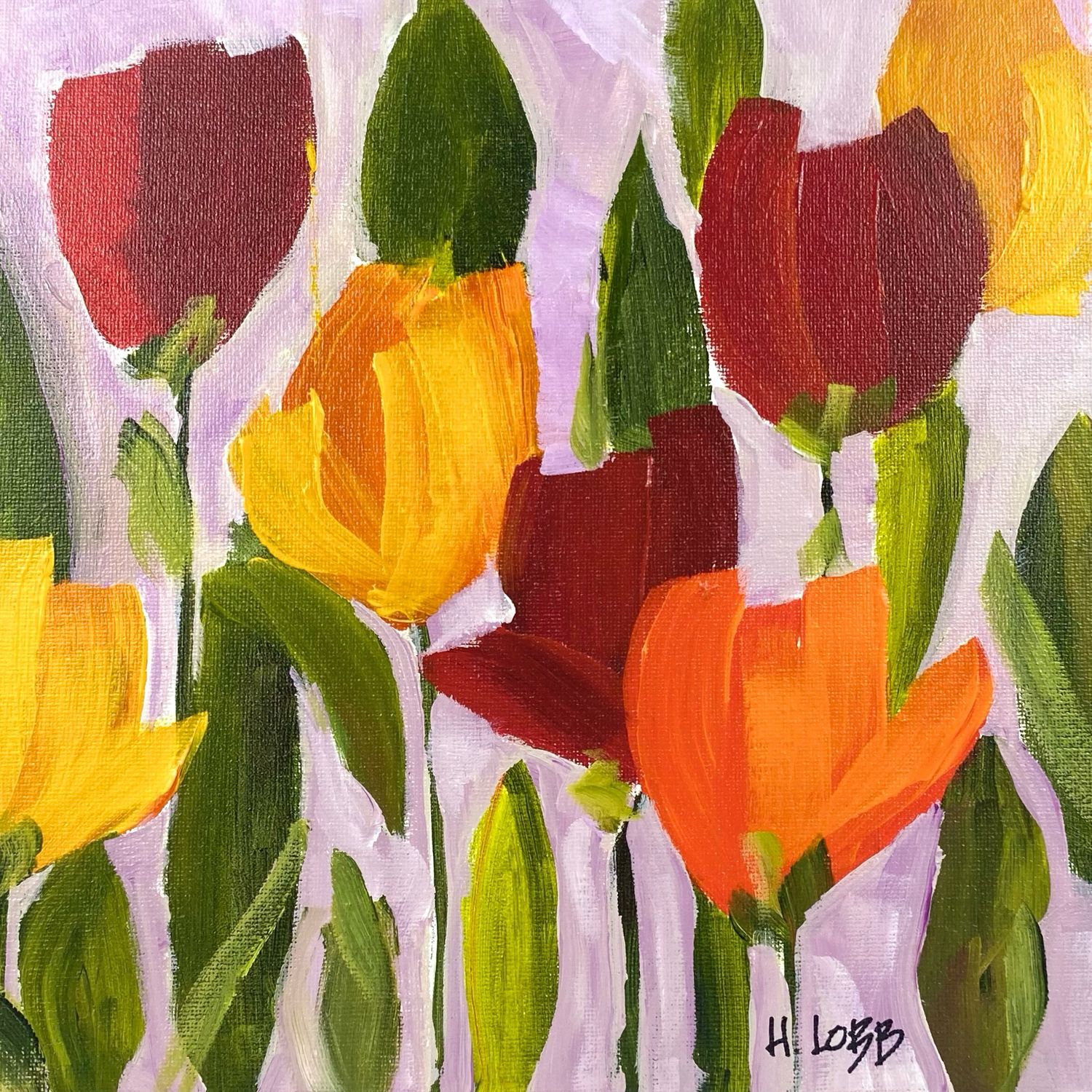 "A Small Gift II" 10x10" Acrylic Painting