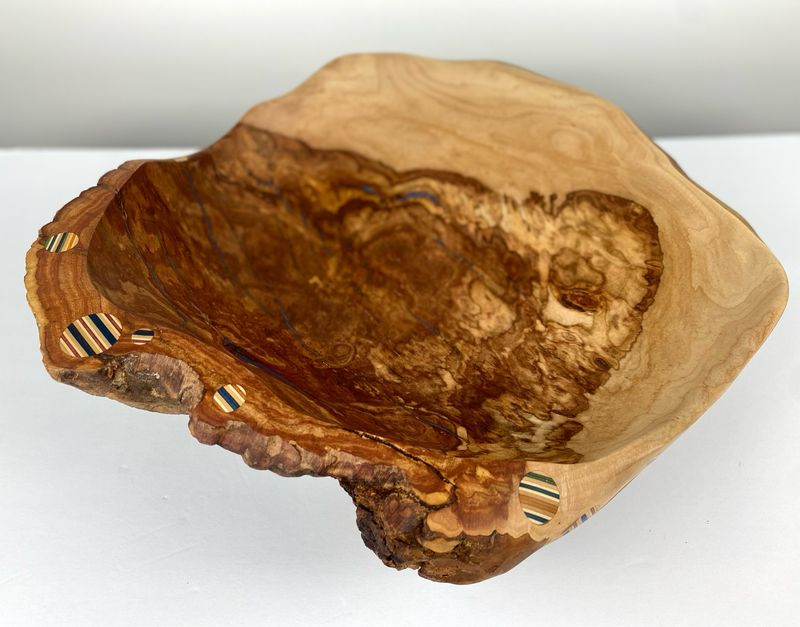 Steve Jones Saint John New Brunswick Canada Handworks Gallery Canadian Woodwork Artist Maple Live Edge Burl Bowl Skateboard 