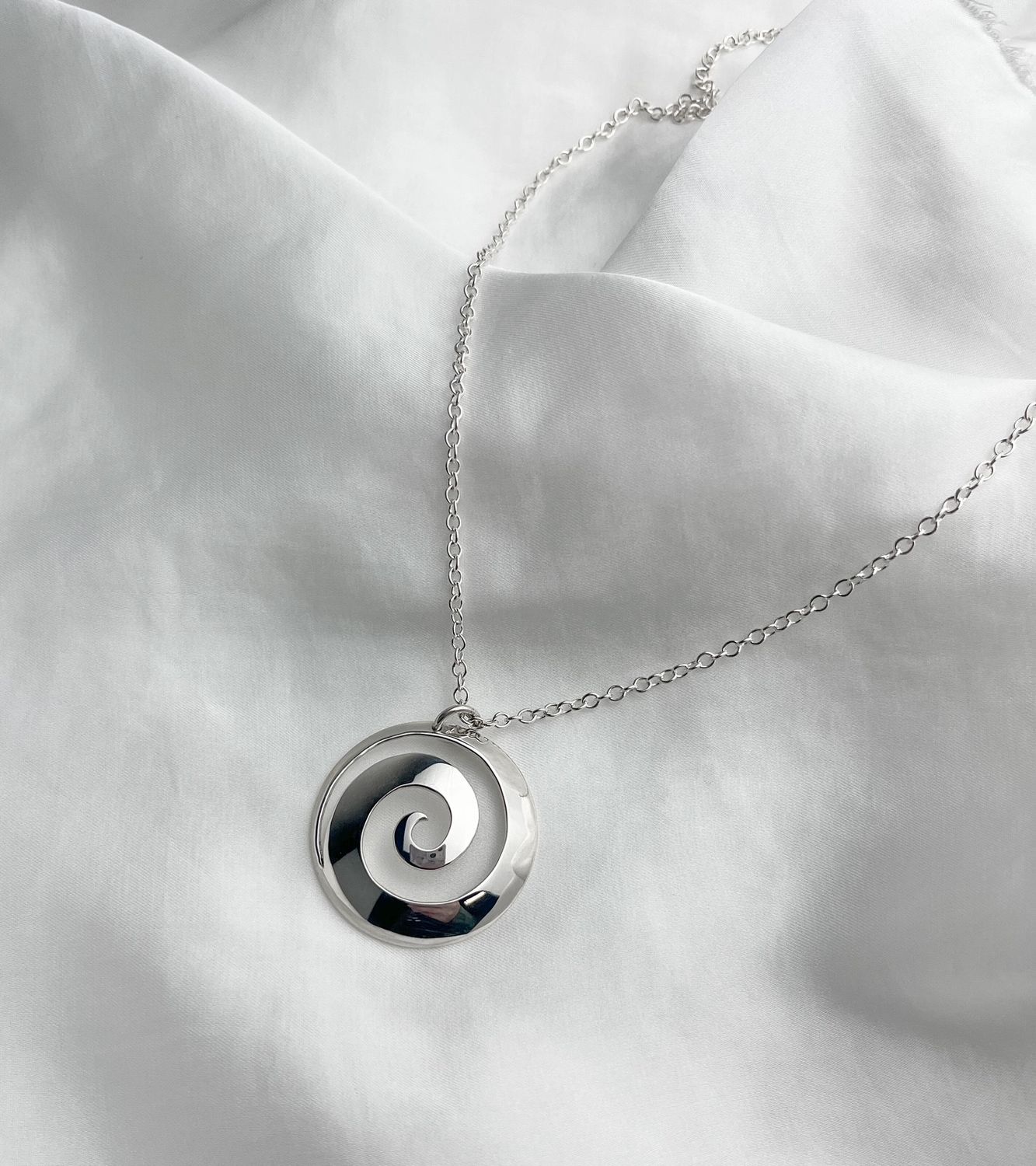 Spiral Pendant Sterling Silver