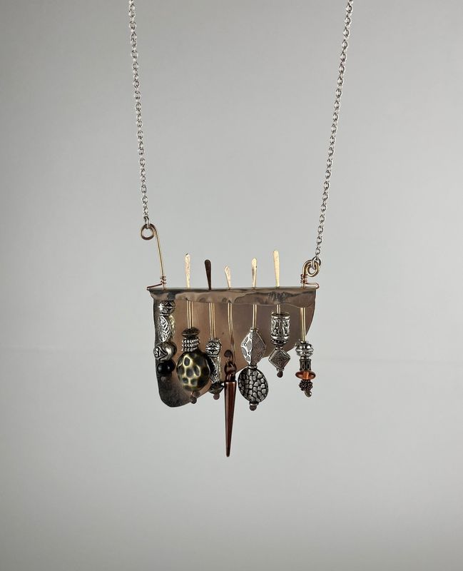 "No Name" SS Pendant 18" SS