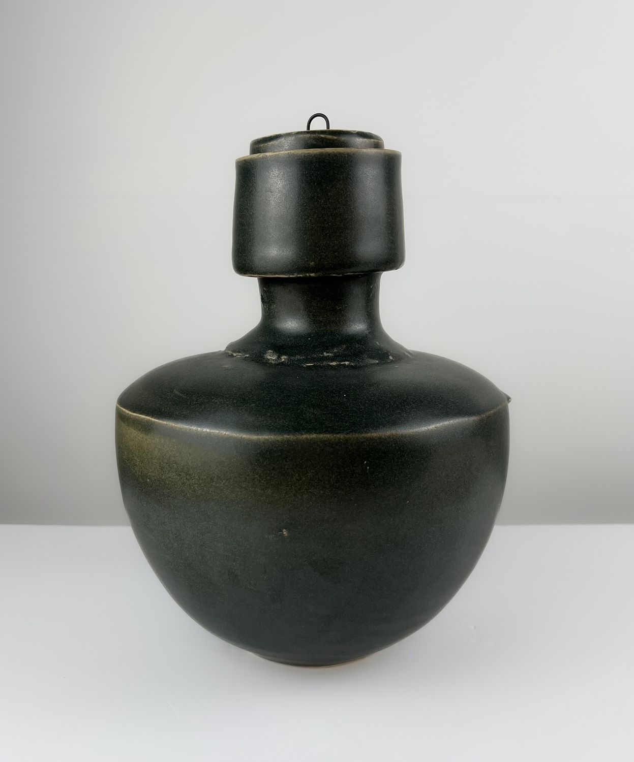 Darren Emenau Saint John New Brunswick Handworks Japonesque Pottery Large Urn 