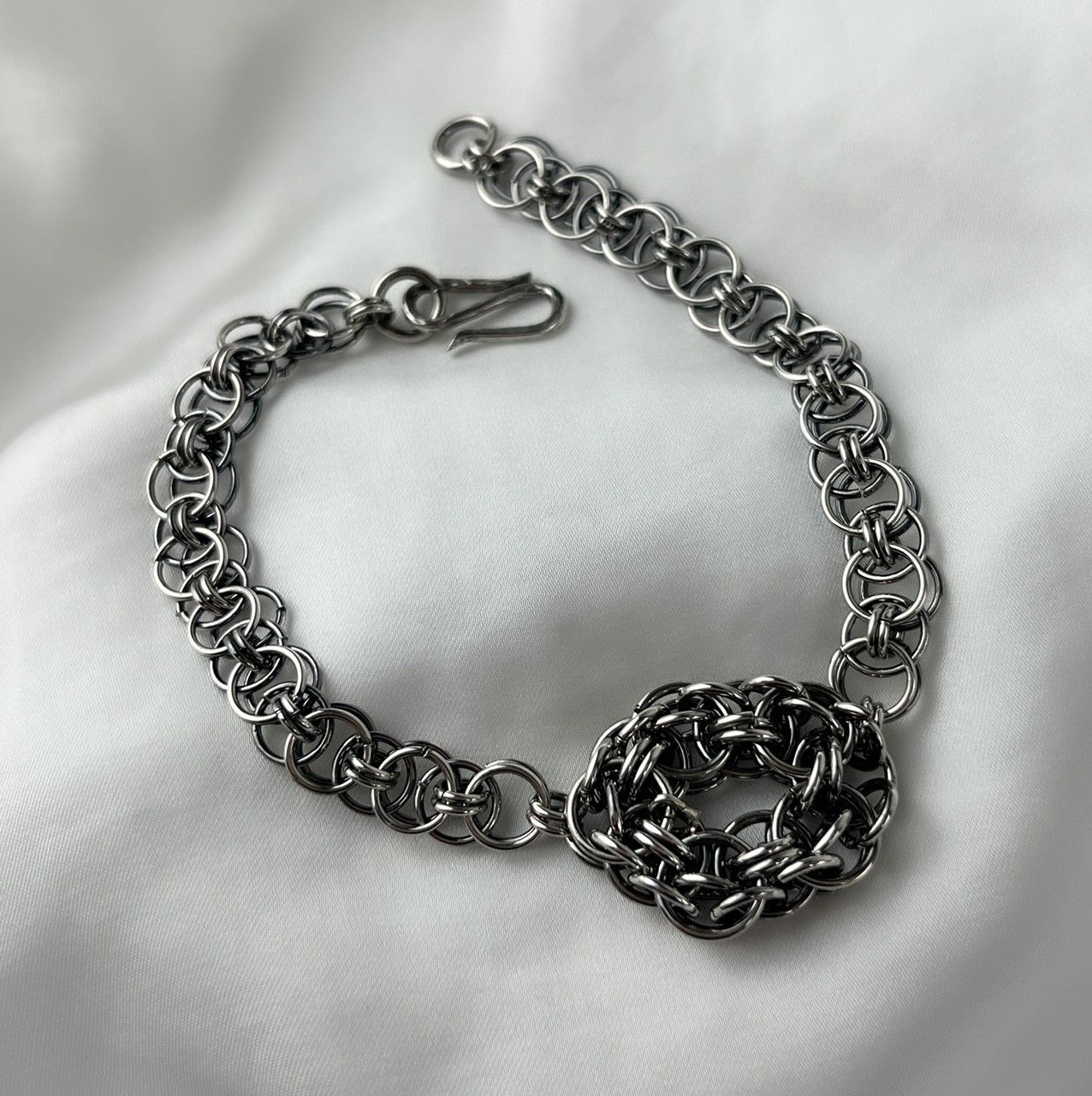 8&quot; Helm &amp; Chainmail Bracelets SS