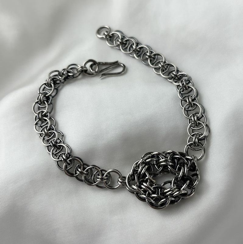 8" Helm & Chainmail Bracelets SS