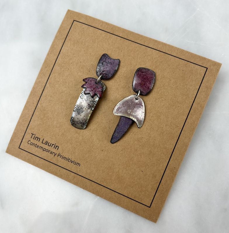 Three piece Construction Earrings