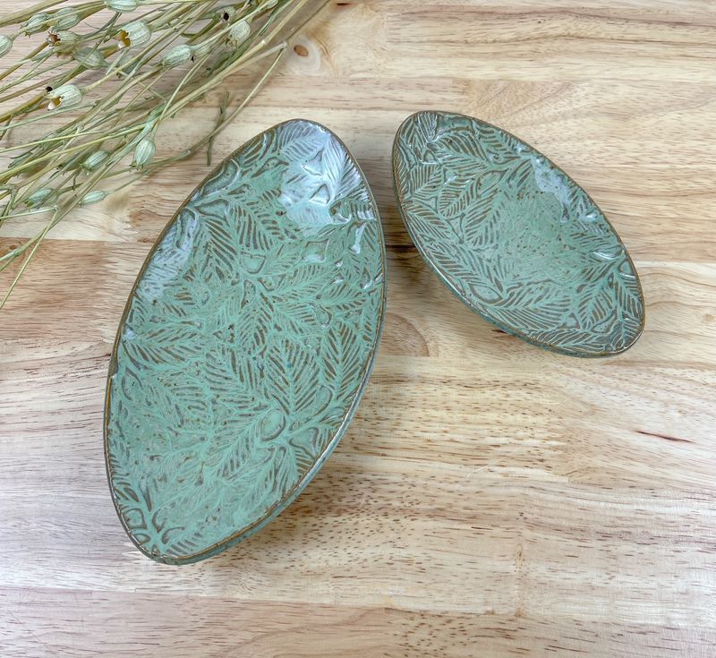 Textured Pottery Dish