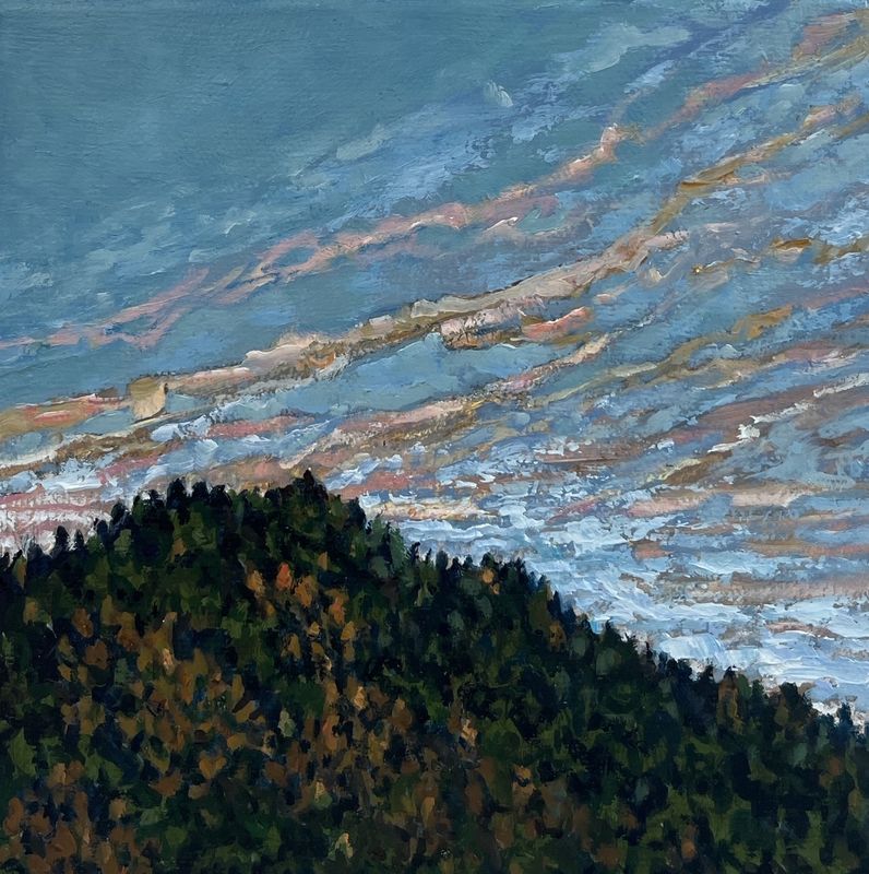 Lynn Wigginton Saint John New Brunswick Canada Handworks Canadian Acrylic Oil Painting Seascape Landscape &quot;Change of Season&quot;