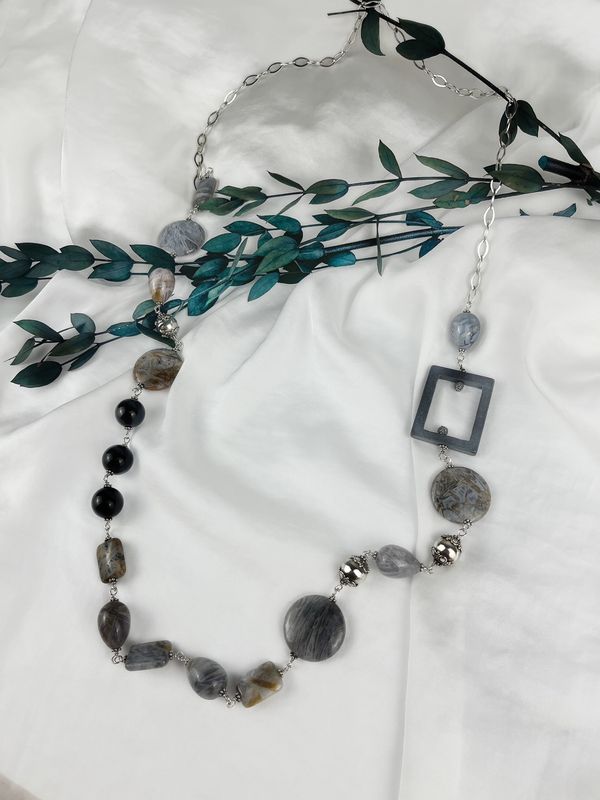 Botswana Agate & Jasper Necklace