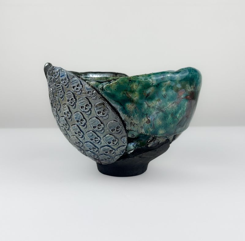 Raku Pottery Bowl