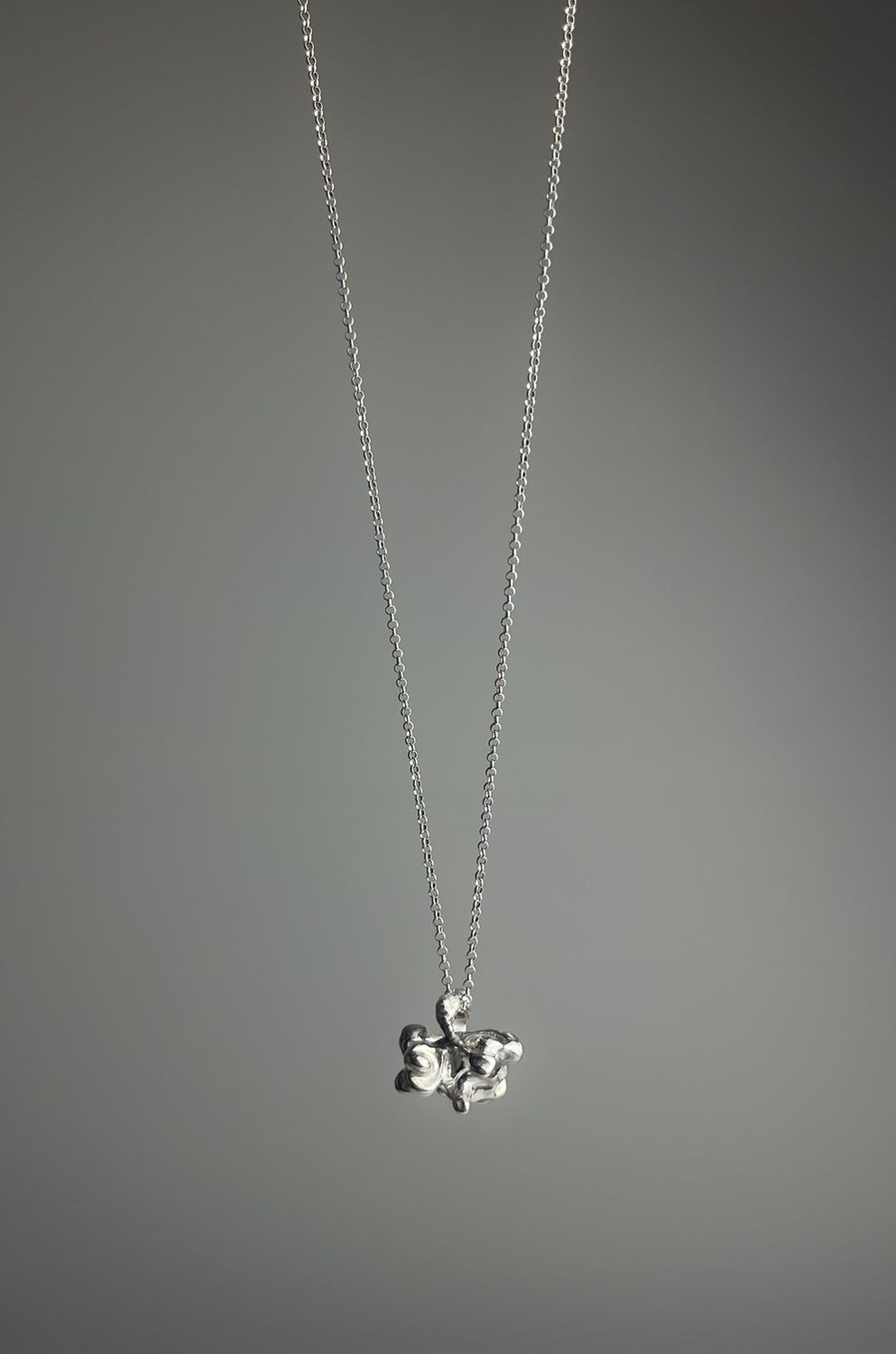 Free Form SS 16&quot; Pendant