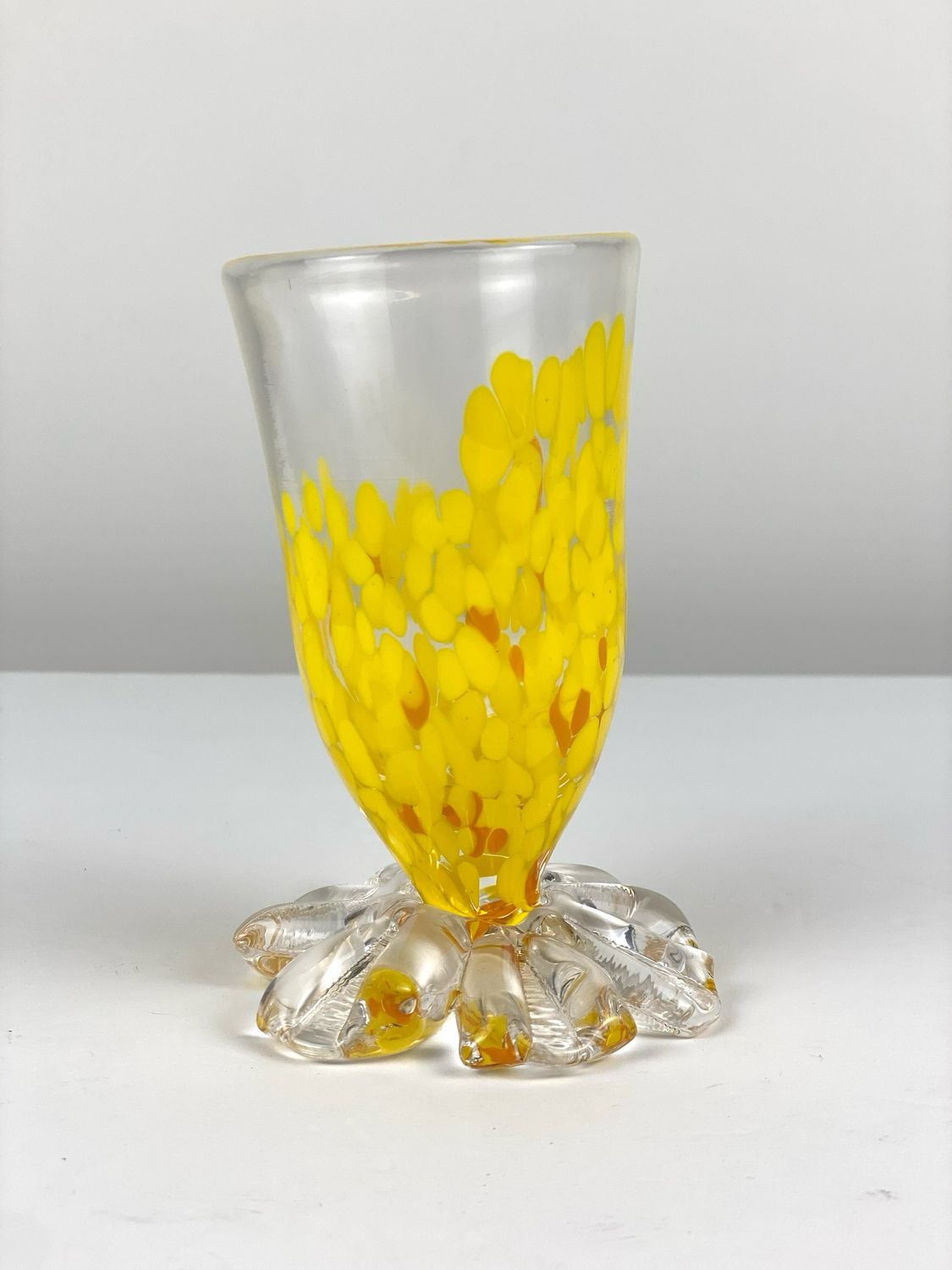 Flower Pot Wine Glass, Option: Yellow