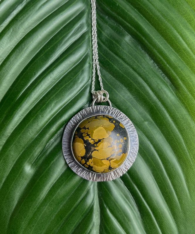 Whiskey Turquoise Pendant