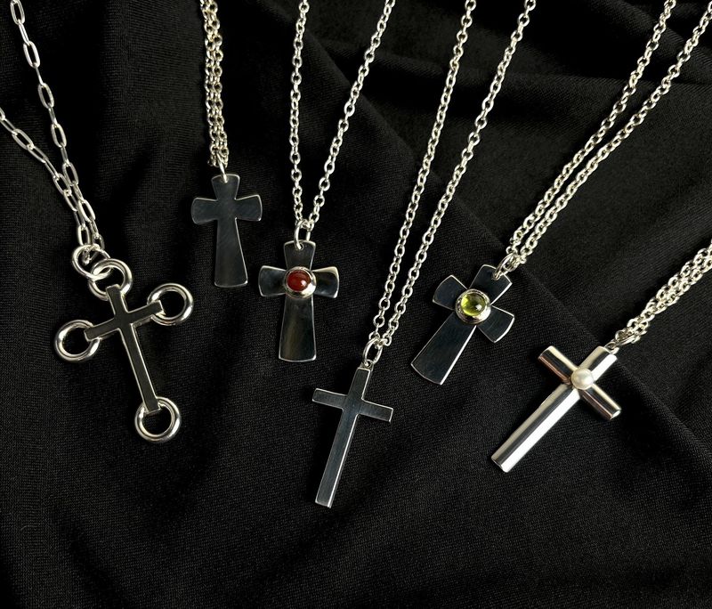 Gothic Cross Collection Sterling Silver