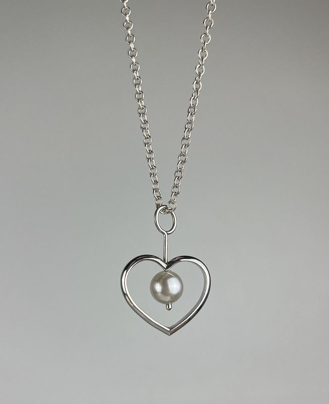 Heart Pendant Sterling Silver