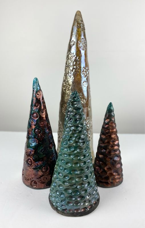 Raku Christmas Tree (No Star)
