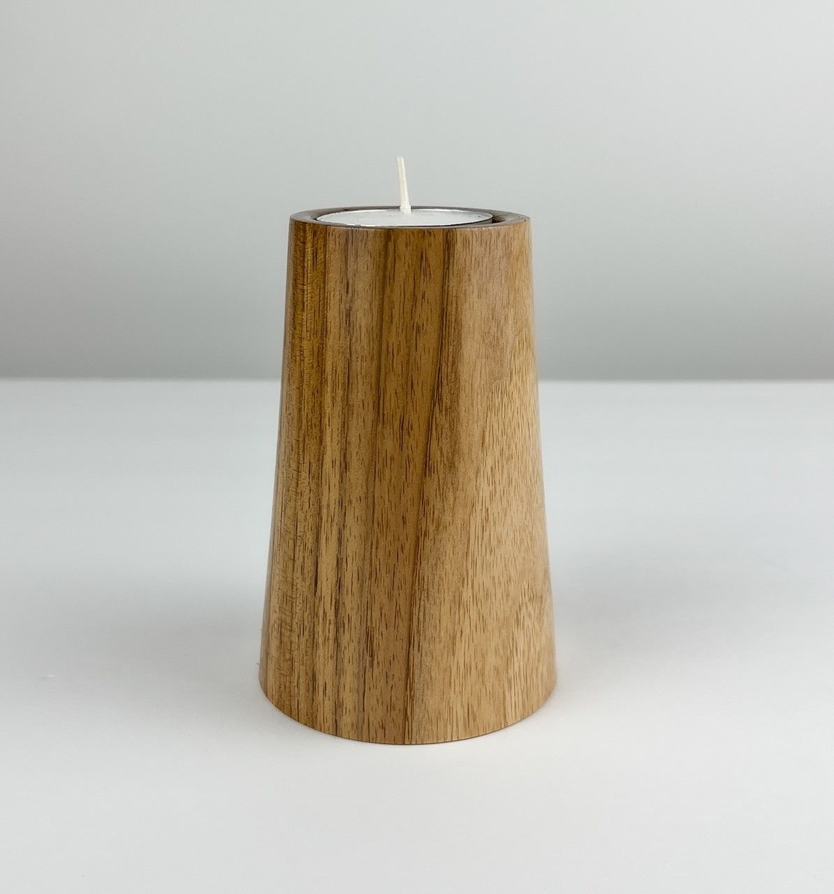 Tealight Wood Holders, Option: Butternut
