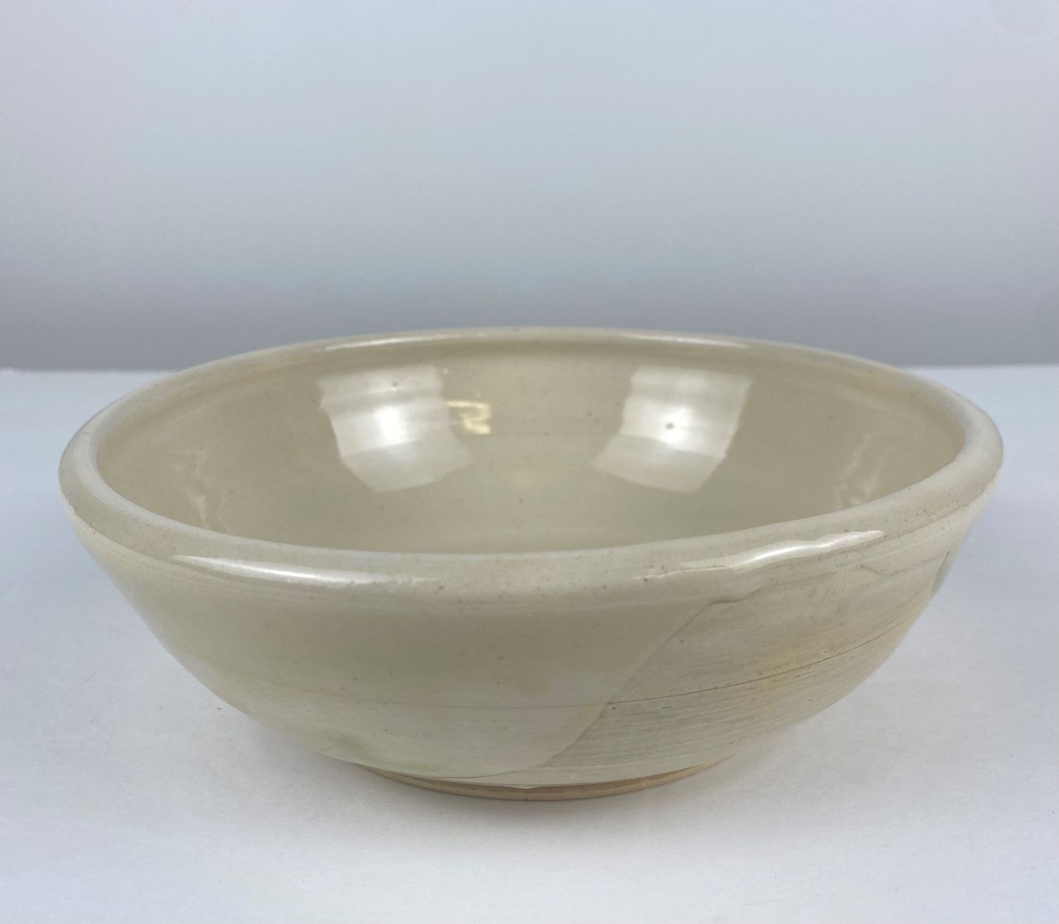 Apple Green Pottery Bowl, Option: A-Wide