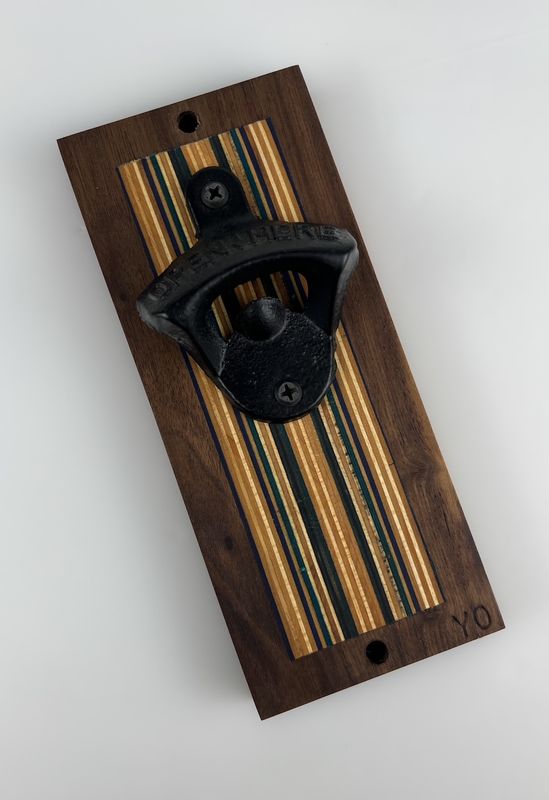 Steve Jones Saint John New Brunswick Canada Handworks Gallery Canadian Woodwork Artist Bottle Opener Repurposed Skateboards 
