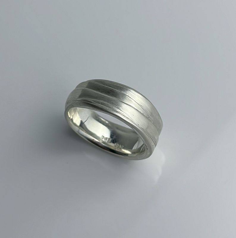 Dimitri Gagnon Morris Saint John New Brunswick Canada Canadian Jewelry Handworks Silversmith Rivage Ring Sterling Silver