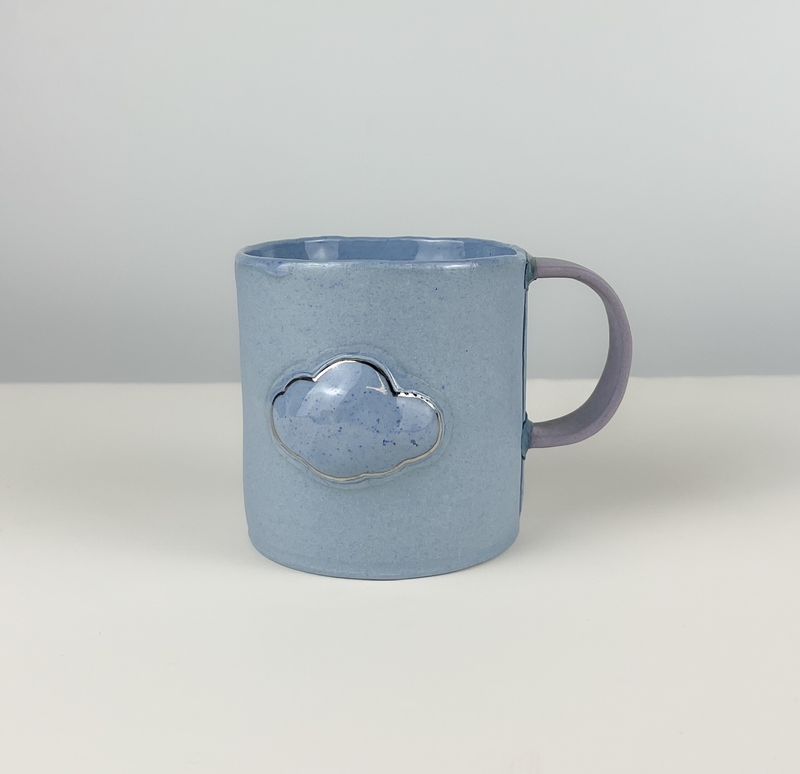 Handbuilt Diner Mug, Coloured Clay