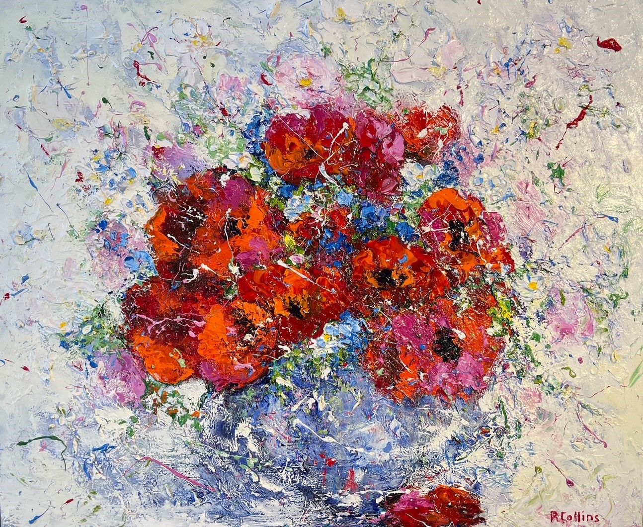 &quot;Come Fly Away with Me&quot; 20x24&quot; Oil Knife Painting