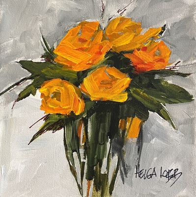 &quot;Sweet Valentine 2&quot; 10x10&quot; Acrylic on Canvas